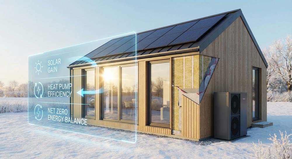 Nowoczesny, energooszczędny budynek mieszkalny