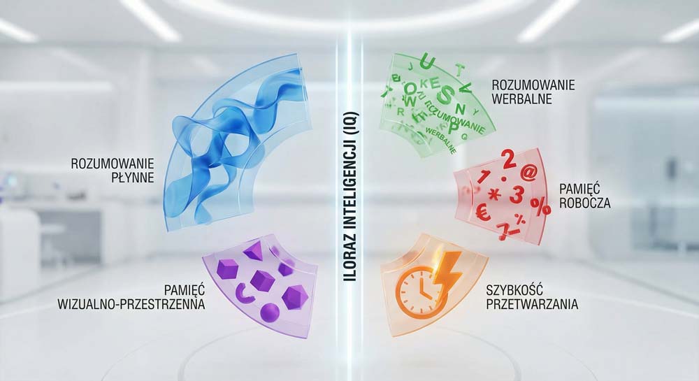 Infografika: Test inteligencji według skali Weschlera