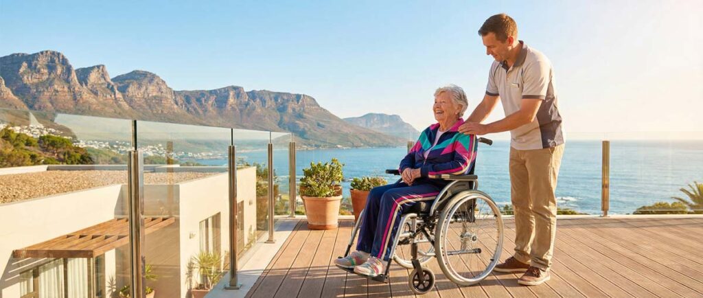 Uczestnik turnusu rehabilitacyjnego PFRON podczas ćwiczeń z fizjoterapeutą